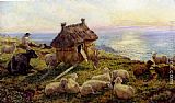 Henry William Banks Davis On The Cliffs, Picardy painting
